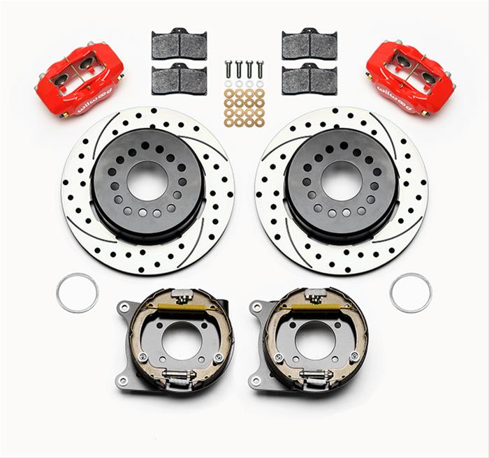 Wilwood Disc Brakes 140-9315-DR Wilwood Forged Dynalite Pro Series Rear Disc Parking Brake Kits - Zander Auto Parts