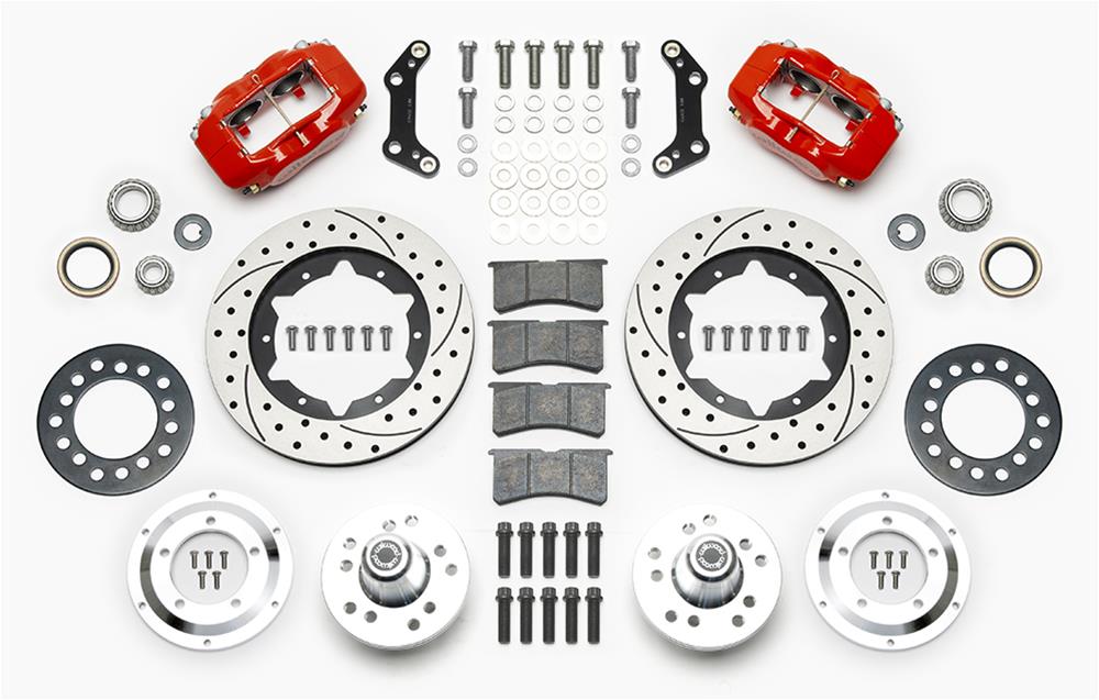 Wilwood Disc Brakes 140-15465-DR Wilwood Forged Dynalite Pro Series Front Disc Brake Kits - Zander Auto Parts