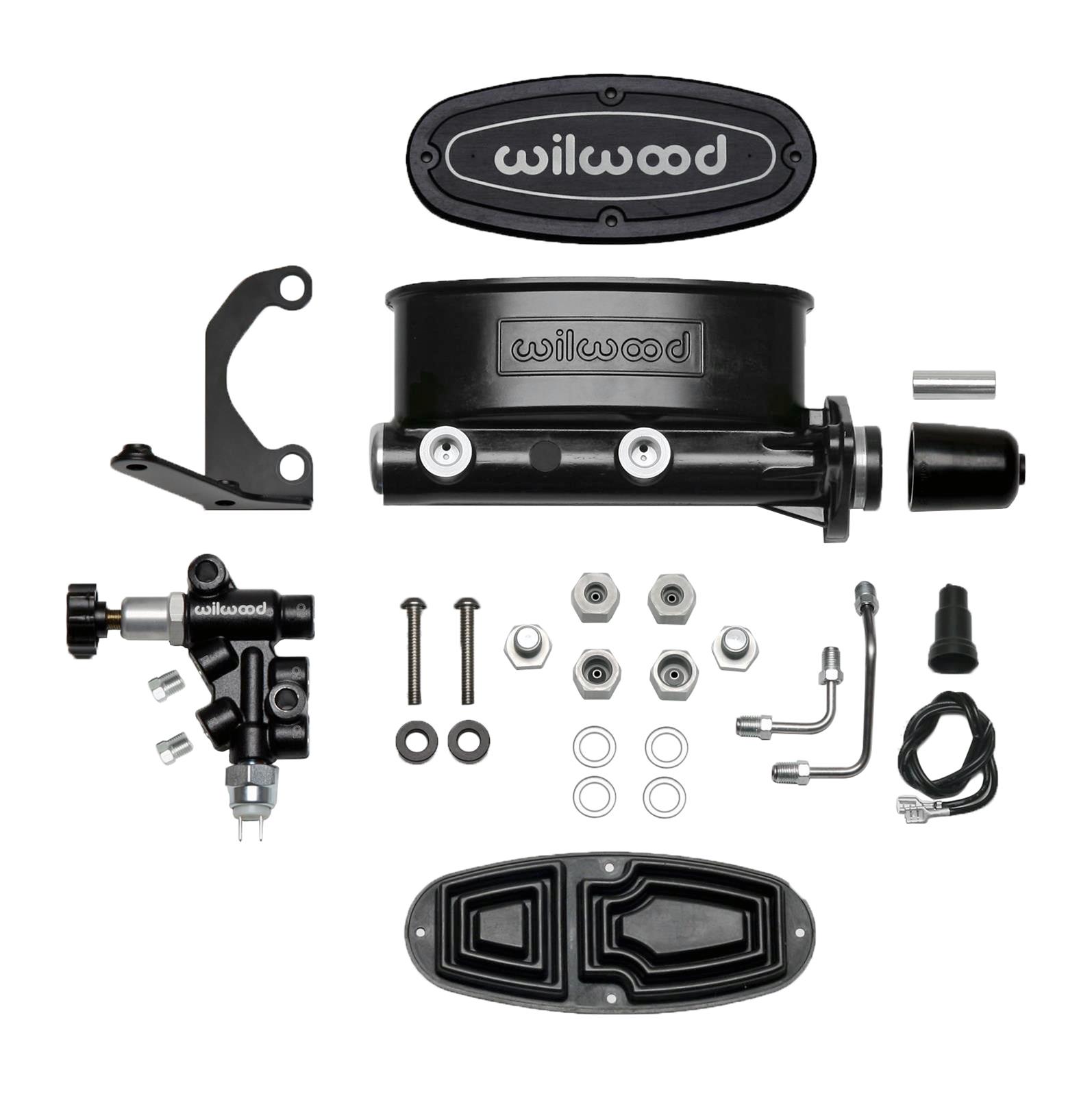 Wilwood Disc Brakes 261-13269-BK Wilwood Aluminum Tandem Master Cylinders - Zander Auto Parts
