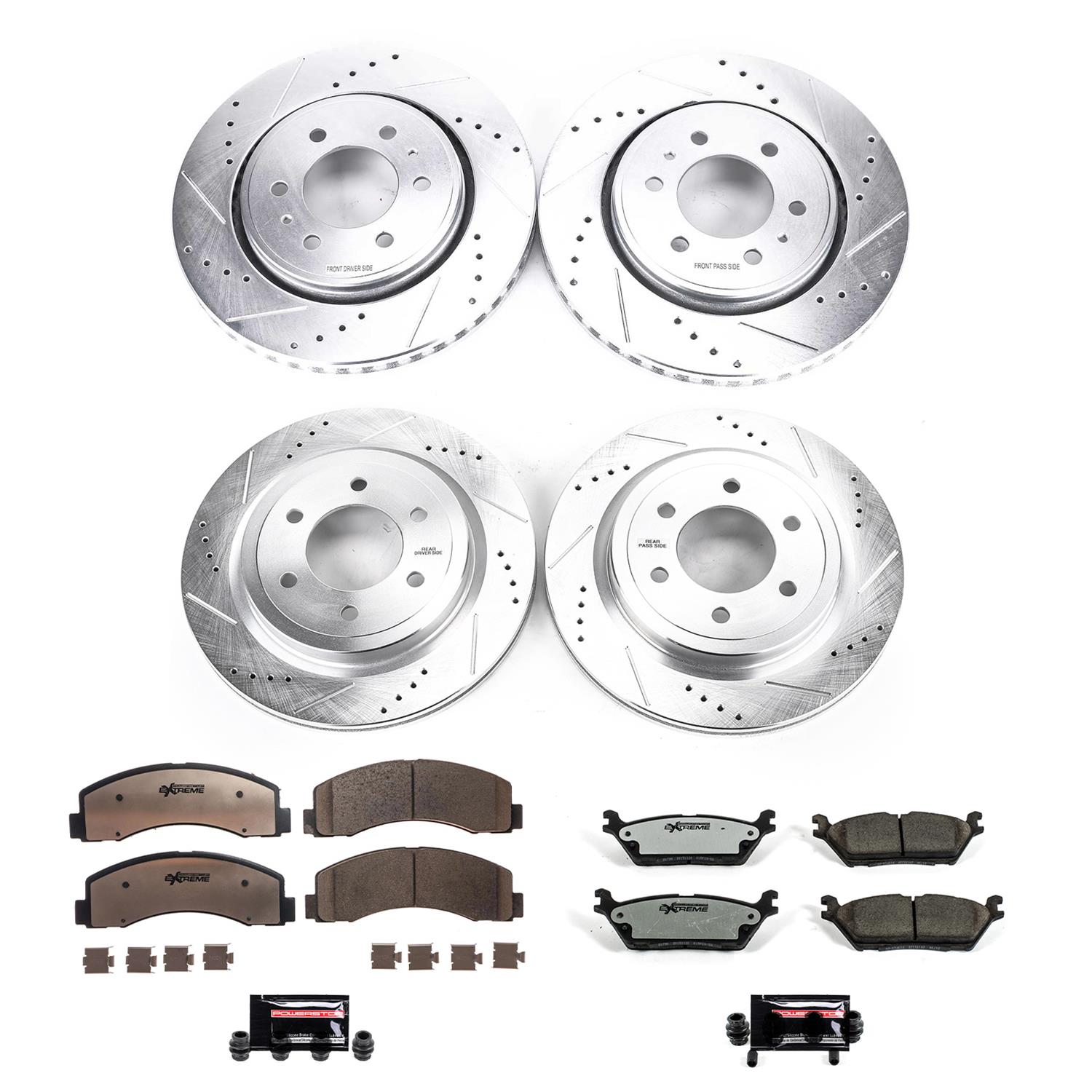 PowerStop K8026-36 PowerStop Z36 Truck and Tow Brake Upgrade Kits - Zander Auto Parts