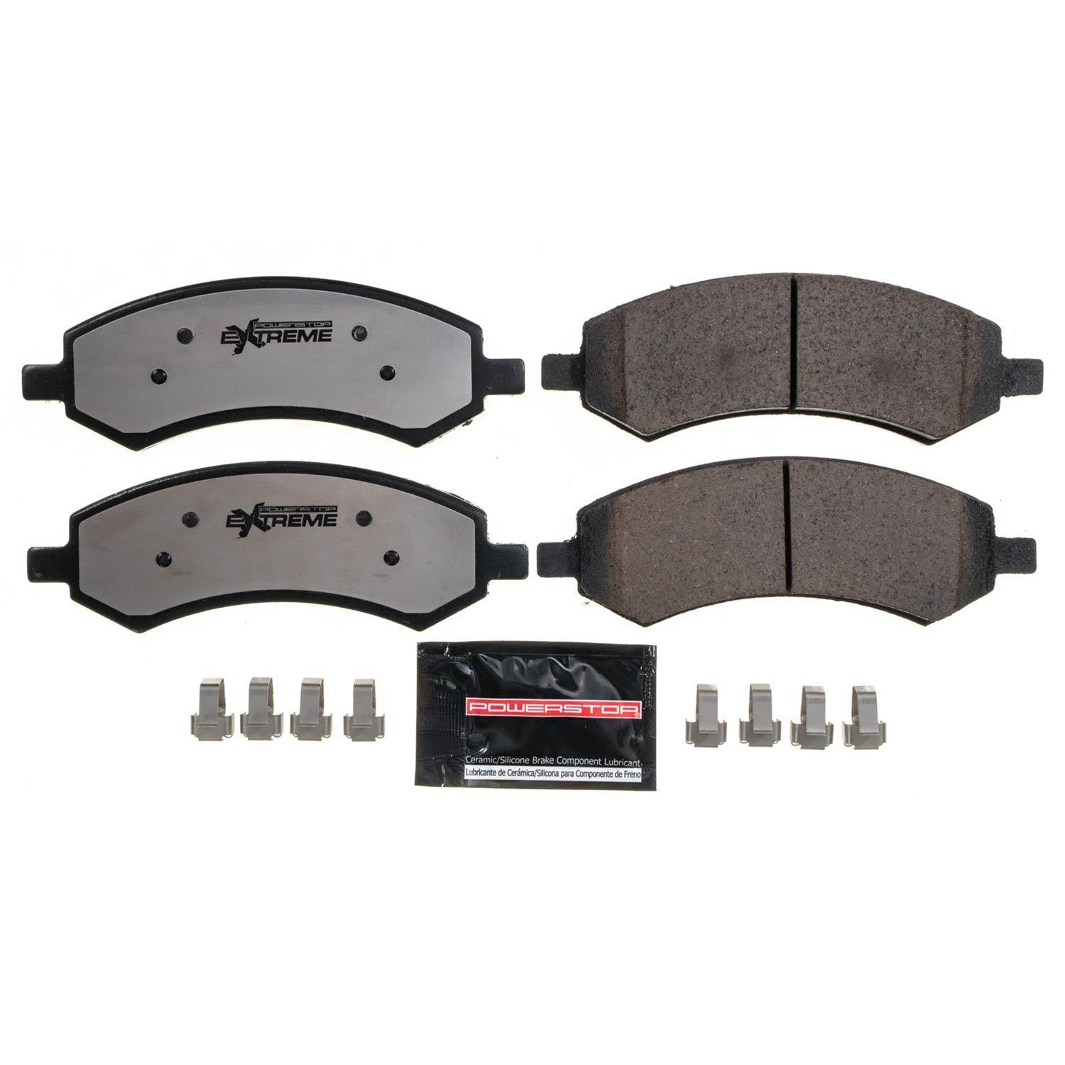 PowerStop Z36-1084 PowerStop Z36 Truck and Tow Brake Pads and Hardware Kits - Zander Auto Parts
