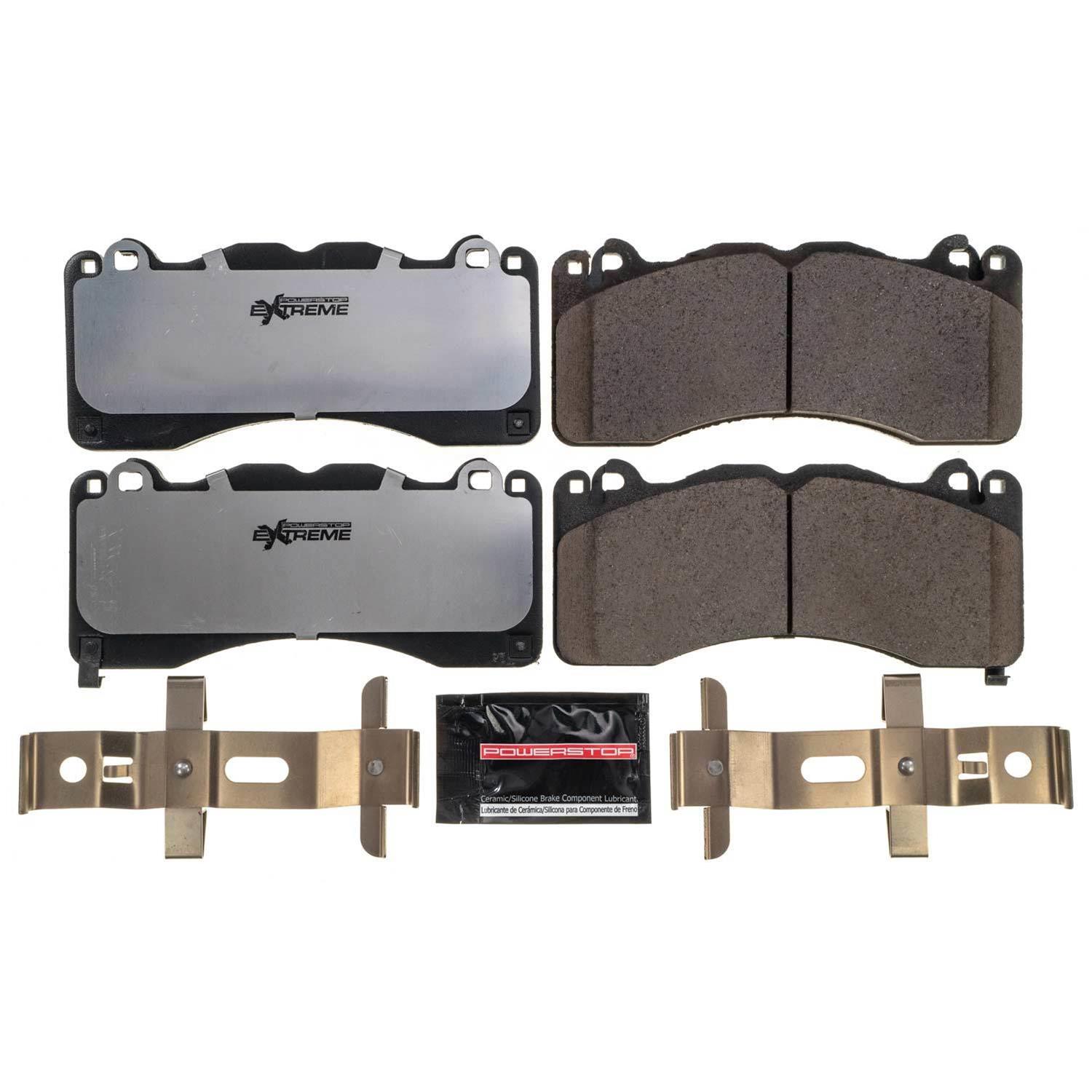 PowerStop Z26-1792 PowerStop Z26 Street Warrior Brake Pads and Hardware Kits - Zander Auto Parts
