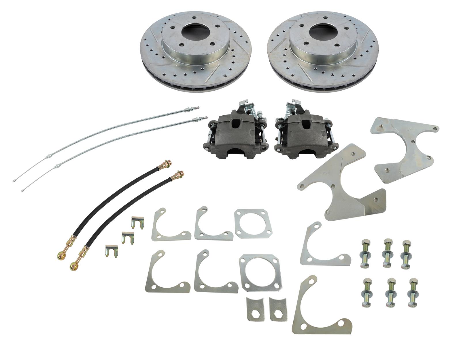 Summit Racing SUM-BK1623-DS Summit Racing™ Rear Drum-to-Disc Brake Conversion Kits - Zander Auto Parts