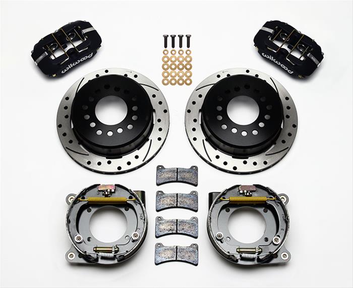 Wilwood Disc Brakes 140-11385-D Wilwood Forged DynaPro Low-Profile Rear Parking Brake Kits - Zander Auto Parts