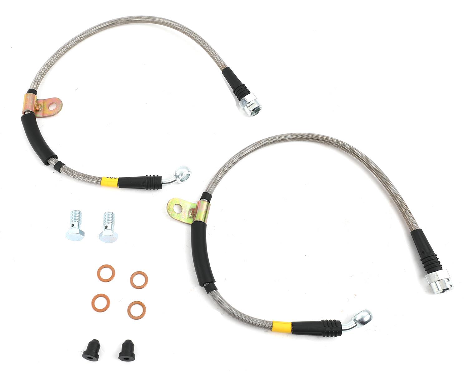 StopTech 950.66002 StopTech Stainless Steel Braided Brake Lines - Zander Auto Parts