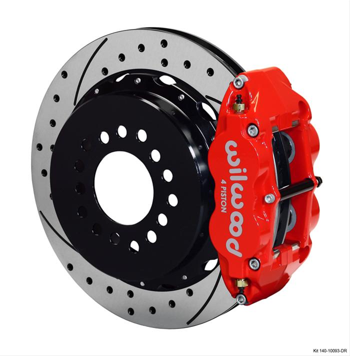 Wilwood Disc Brakes 140-10093-DR Wilwood Forged Narrow Superlite 4R Big Brake Rear Parking Brake Kits - Zander Auto Parts
