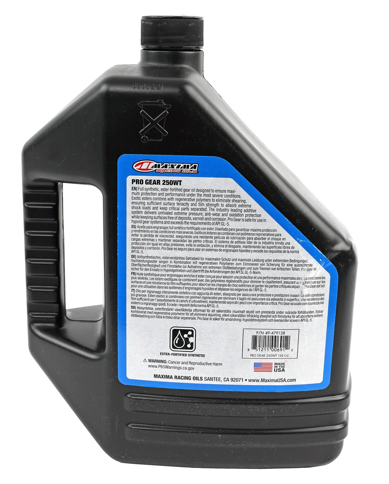 Maxima Racing Oils - Automotive 49-479128 Maxima Oil Pro Gear Oil - Zander Auto Parts