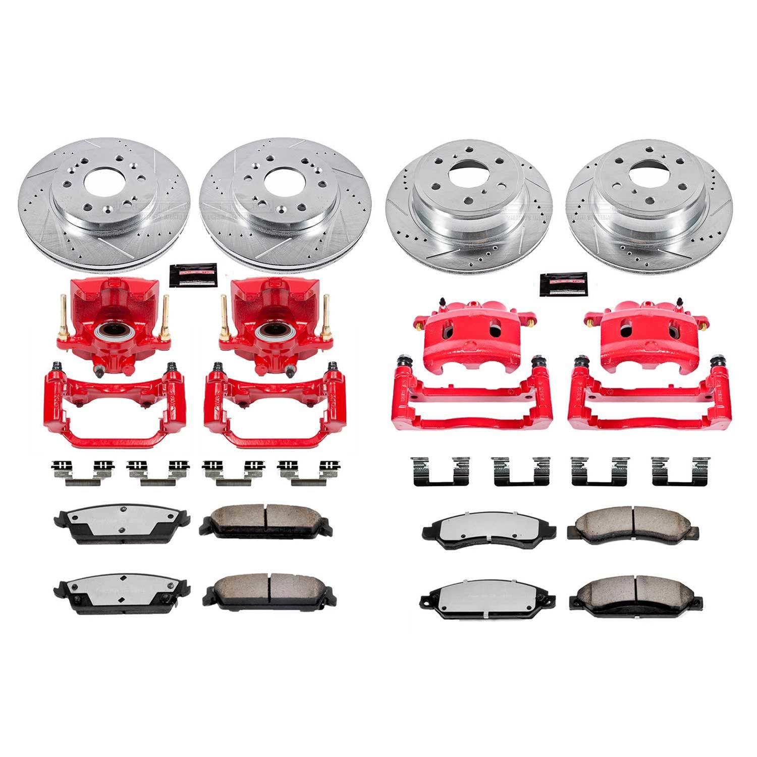 PowerStop KC2068-36 PowerStop Z36 Truck and Tow Brake Upgrade Kits with Calipers - Zander Auto Parts