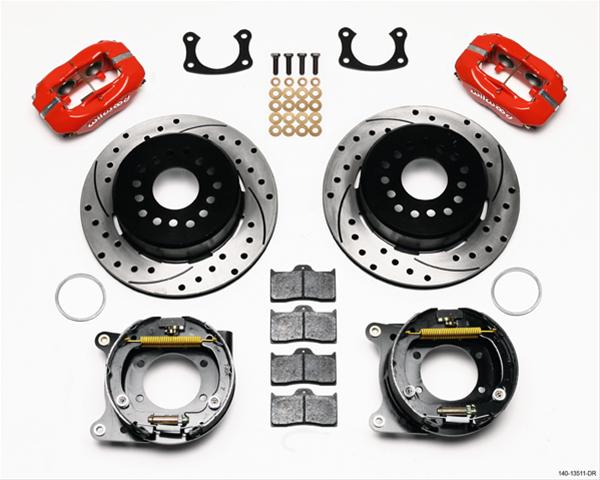 Wilwood Disc Brakes 140-13511-DR Wilwood Forged Dynalite Rear Parking Brake Kits - Zander Auto Parts