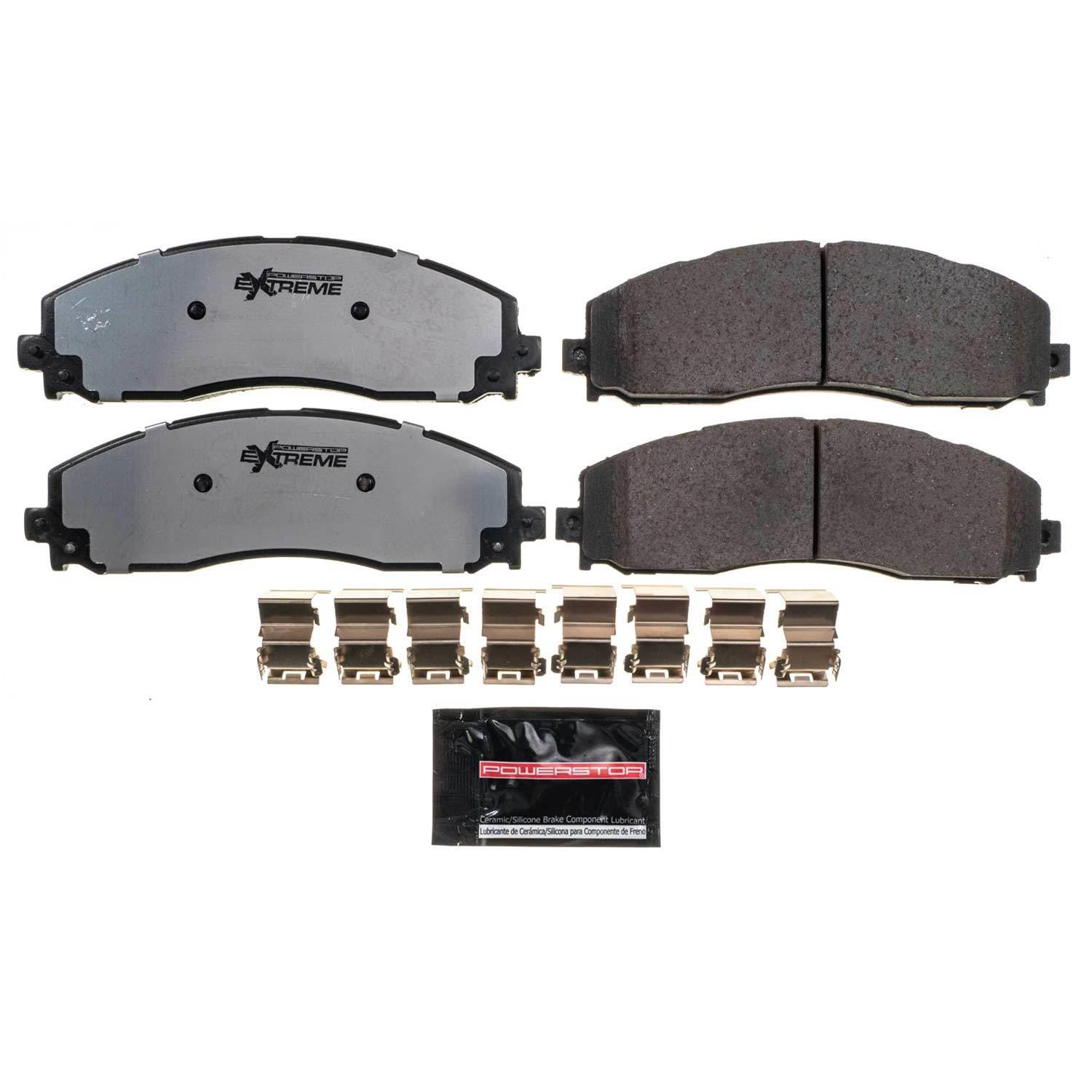 PowerStop Z36-1691 PowerStop Z36 Truck and Tow Brake Pads and Hardware Kits - Zander Auto Parts