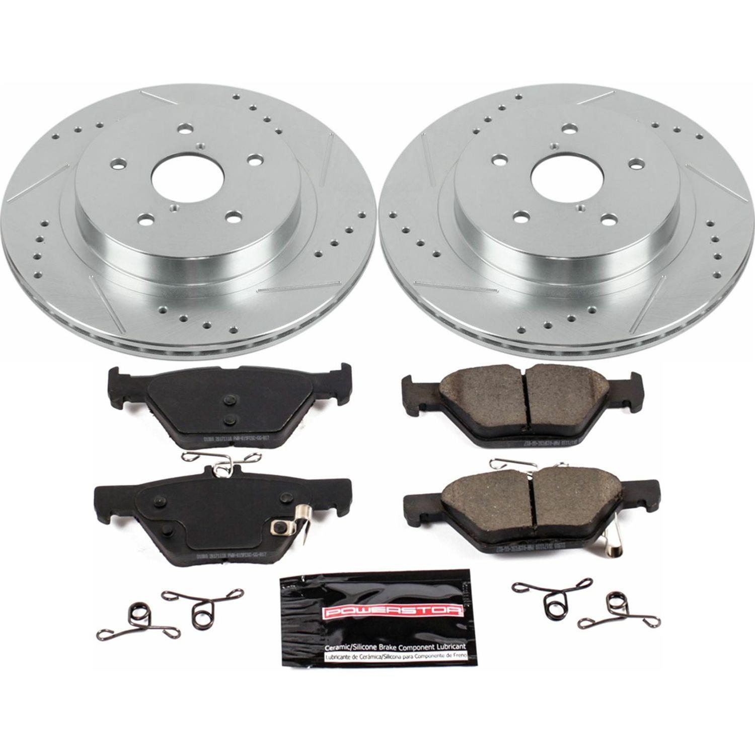 PowerStop K7039 PowerStop Z23 Evolution Sport Brake Upgrade Kits - Zander Auto Parts