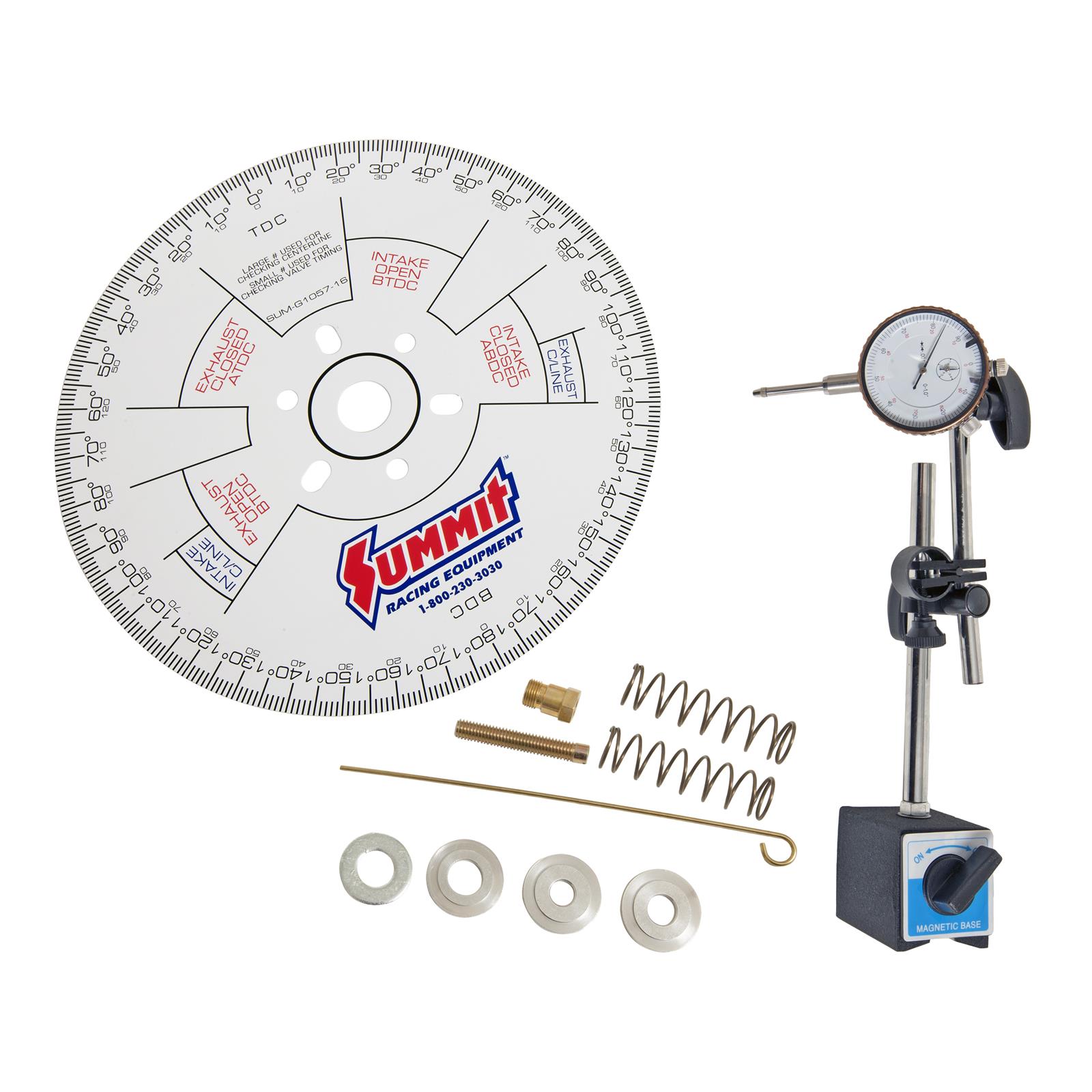 Summit Racing SUM-G1056-16 Summit Racing™ Cam Degreeing Kits - Zander Auto Parts