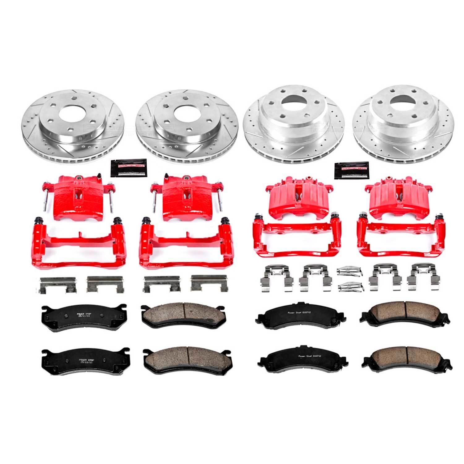 PowerStop KC2015 PowerStop Z23 Evolution Sport Brake Upgrade Kits with Calipers - Zander Auto Parts