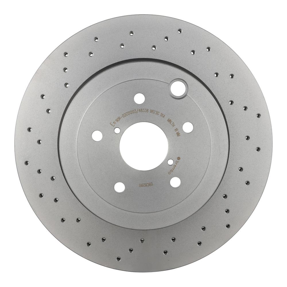 Brembo 09.C829.11 Brembo Prime UV Coated Brake Rotors - Zander Auto Parts