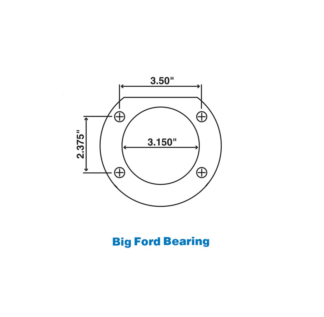 Summit Racing SUM-BK1627 Summit Racing™ Rear Drum-to-Disc Brake Conversion Kits - Zander Auto Parts