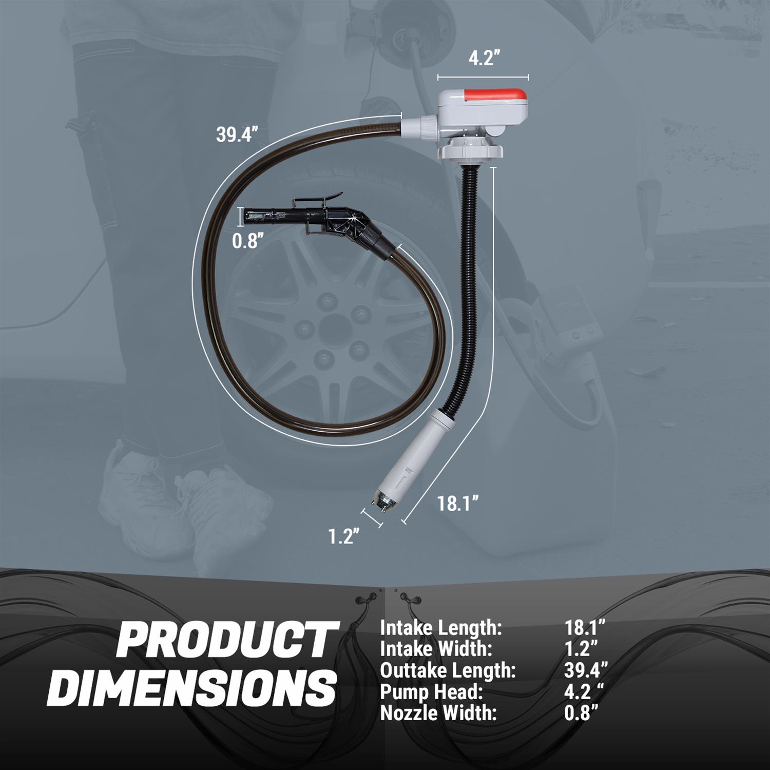 TERA PUMP TRFA01 Tera Pump 2.7 GPM Battery-Powered Pumps - Zander Auto Parts