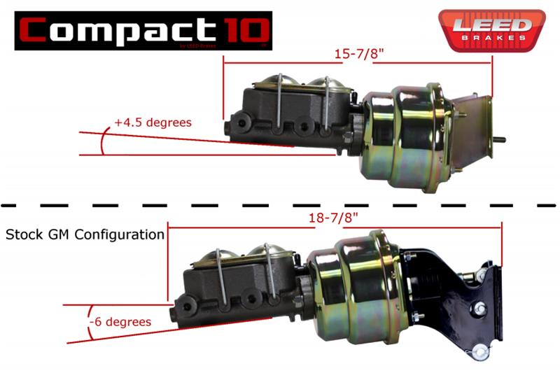 Leed Brakes H81A1 LEED Brakes Master Cylinder and Brake Booster Combos - Zander Auto Parts