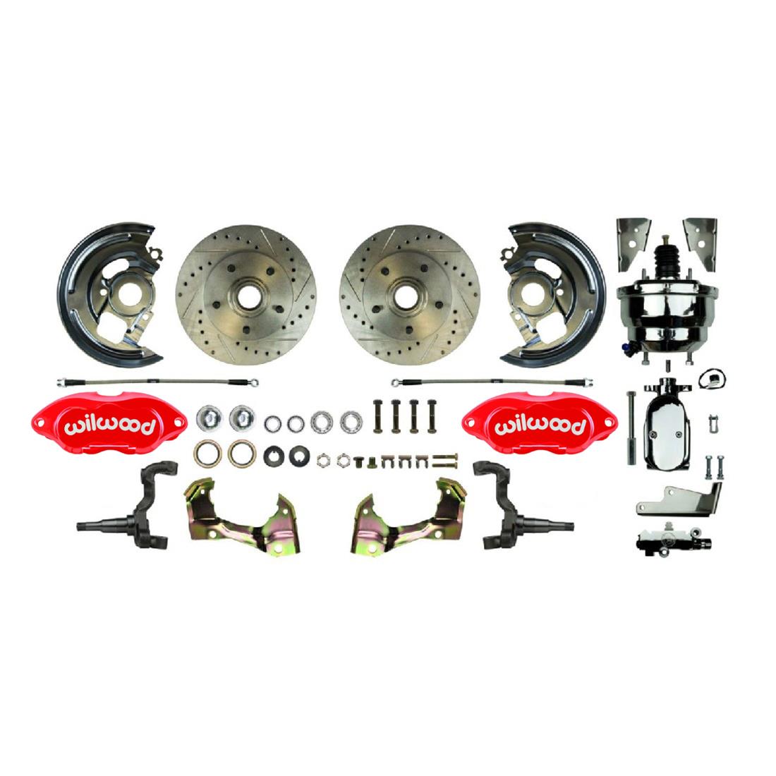 The Right Stuff AFXDC32ZX The Right Stuff Front Disc Brake Conversion Kits - Zander Auto Parts