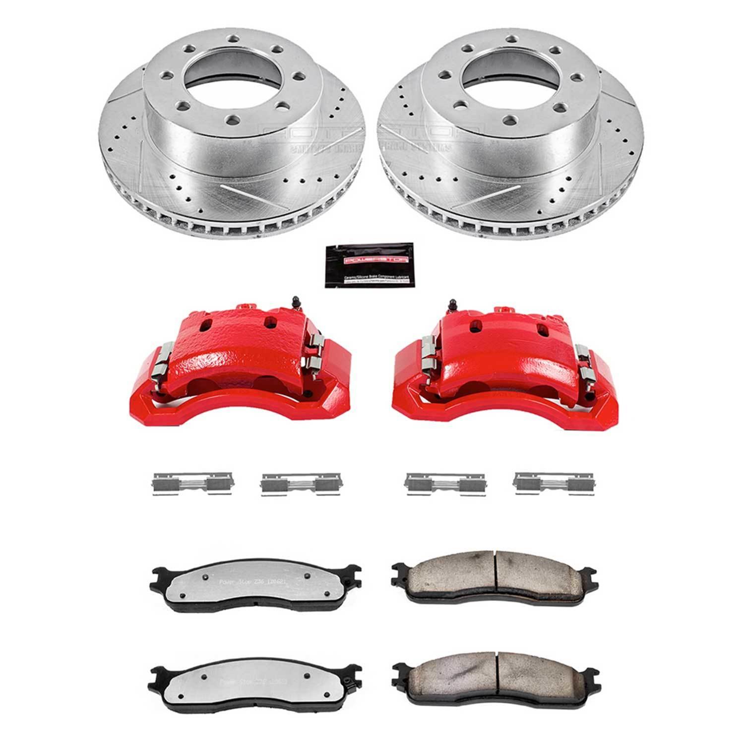PowerStop KC2203-36 PowerStop Z36 Truck and Tow Brake Upgrade Kits with Calipers - Zander Auto Parts
