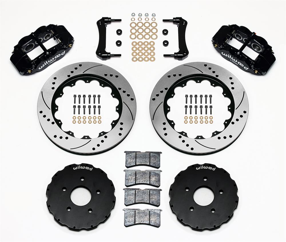Wilwood Disc Brakes 140-8922-D Wilwood Forged Narrow Superlite 6R Big Brake Front Brake Kits - Zander Auto Parts