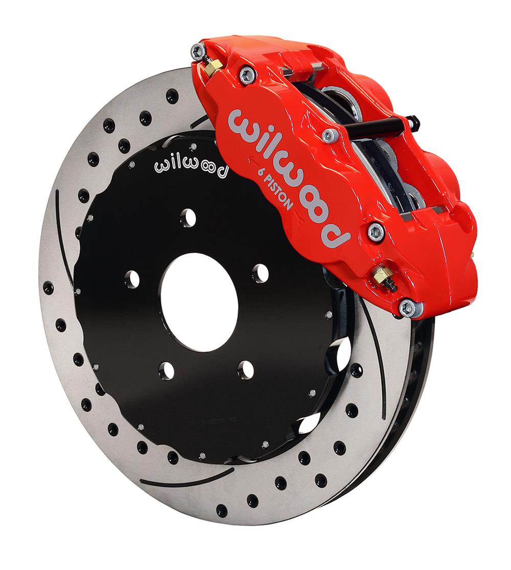 Wilwood Disc Brakes 140-8921-DR Wilwood Forged Narrow Superlite 6R Big Brake Front Brake Kits - Zander Auto Parts