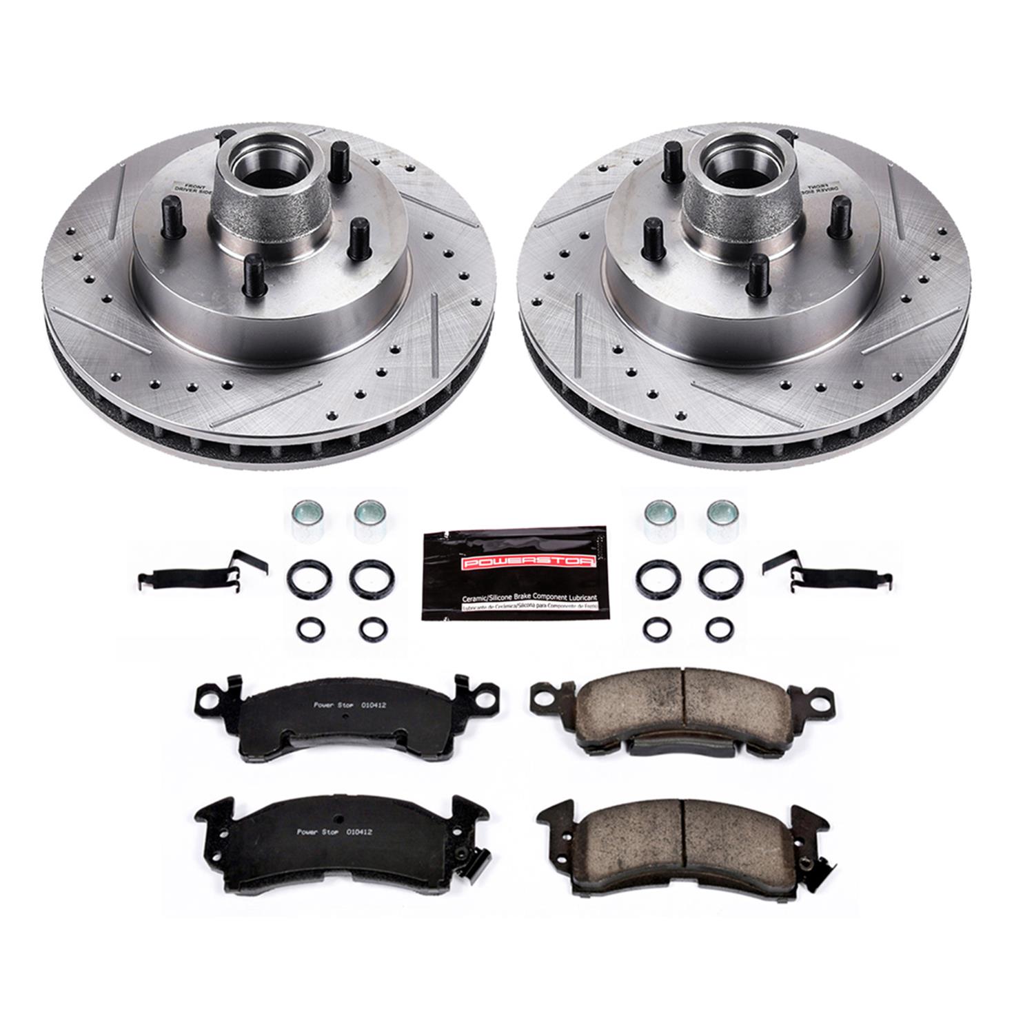 PowerStop K4539 PowerStop Z23 Evolution Sport Brake Upgrade Kits - Zander Auto Parts