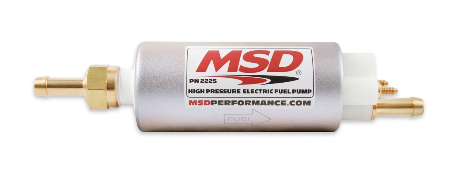 MSD Ignition 2225 MSD High-Pressure Electric Fuel Pumps - Zander Auto Parts