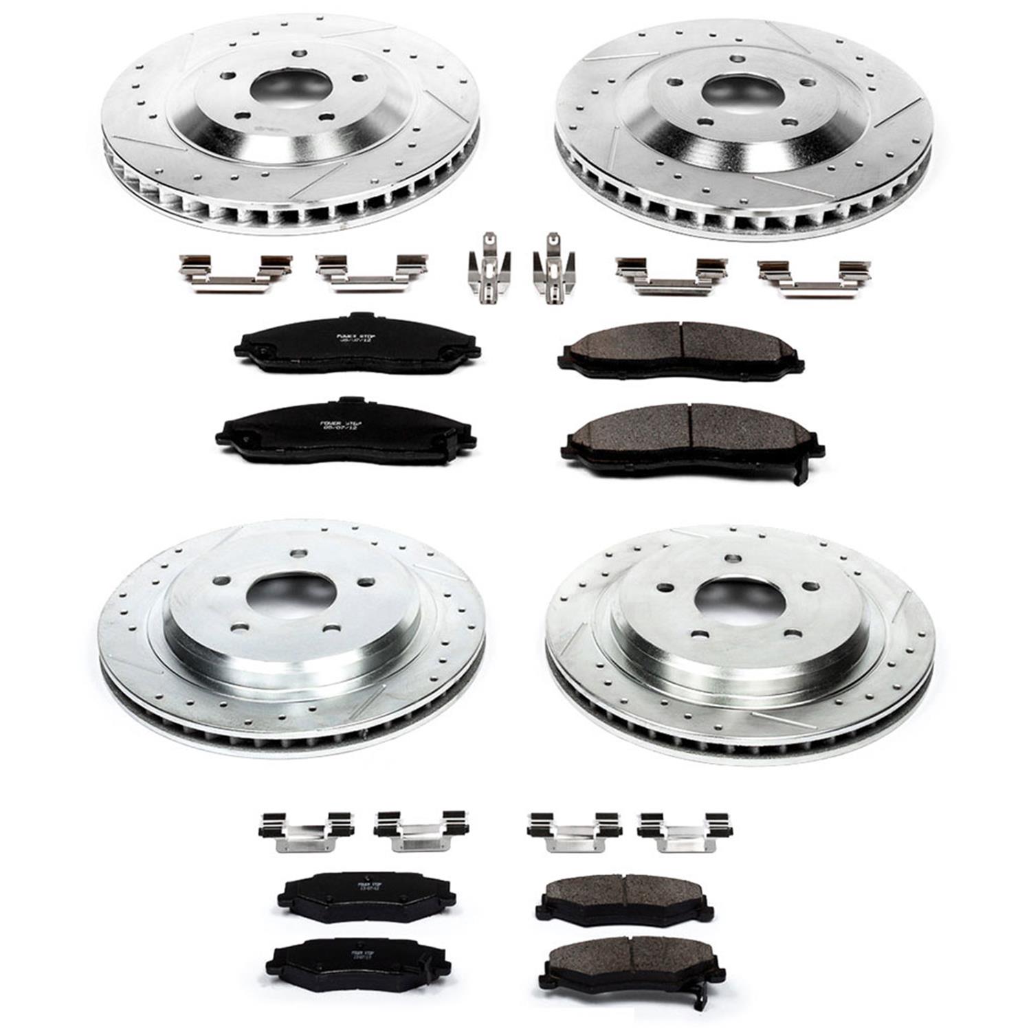 PowerStop K1560 PowerStop Z23 Evolution Sport Brake Upgrade Kits - Zander Auto Parts