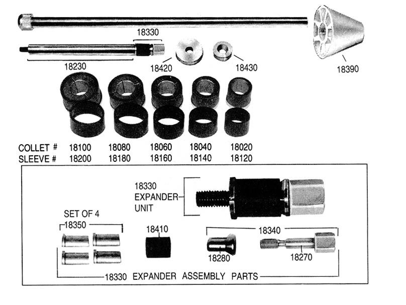 Lisle 18000 Lisle Universal Camshaft Bearing Installation Tools - Zander Auto Parts