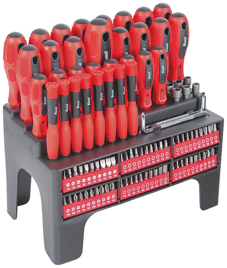 Summit Racing SUM-900291 Summit Racing™ 100-Piece Screwdriver Sets - Zander Auto Parts