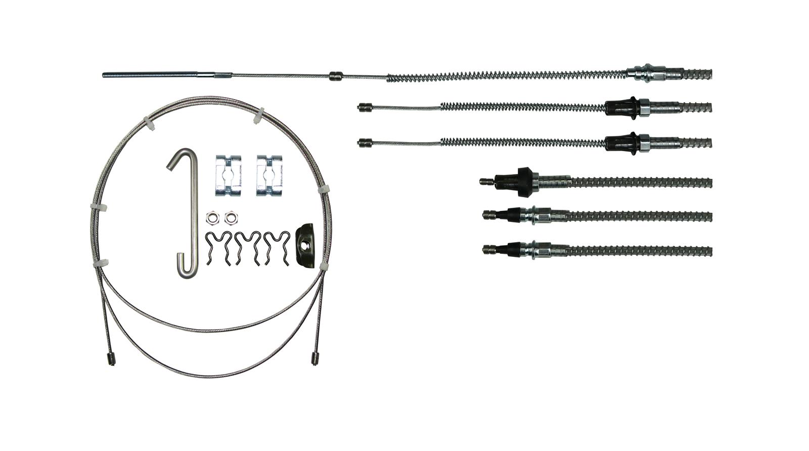 The Right Stuff RSBCF02 The Right Stuff Parking Brake Cables - Zander Auto Parts