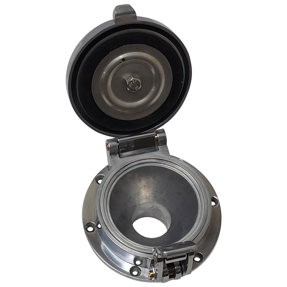 Tanks Inc. FN-SFC Tanks Inc. Shelby Cobra Polished Aluminum Fuel Caps - Zander Auto Parts