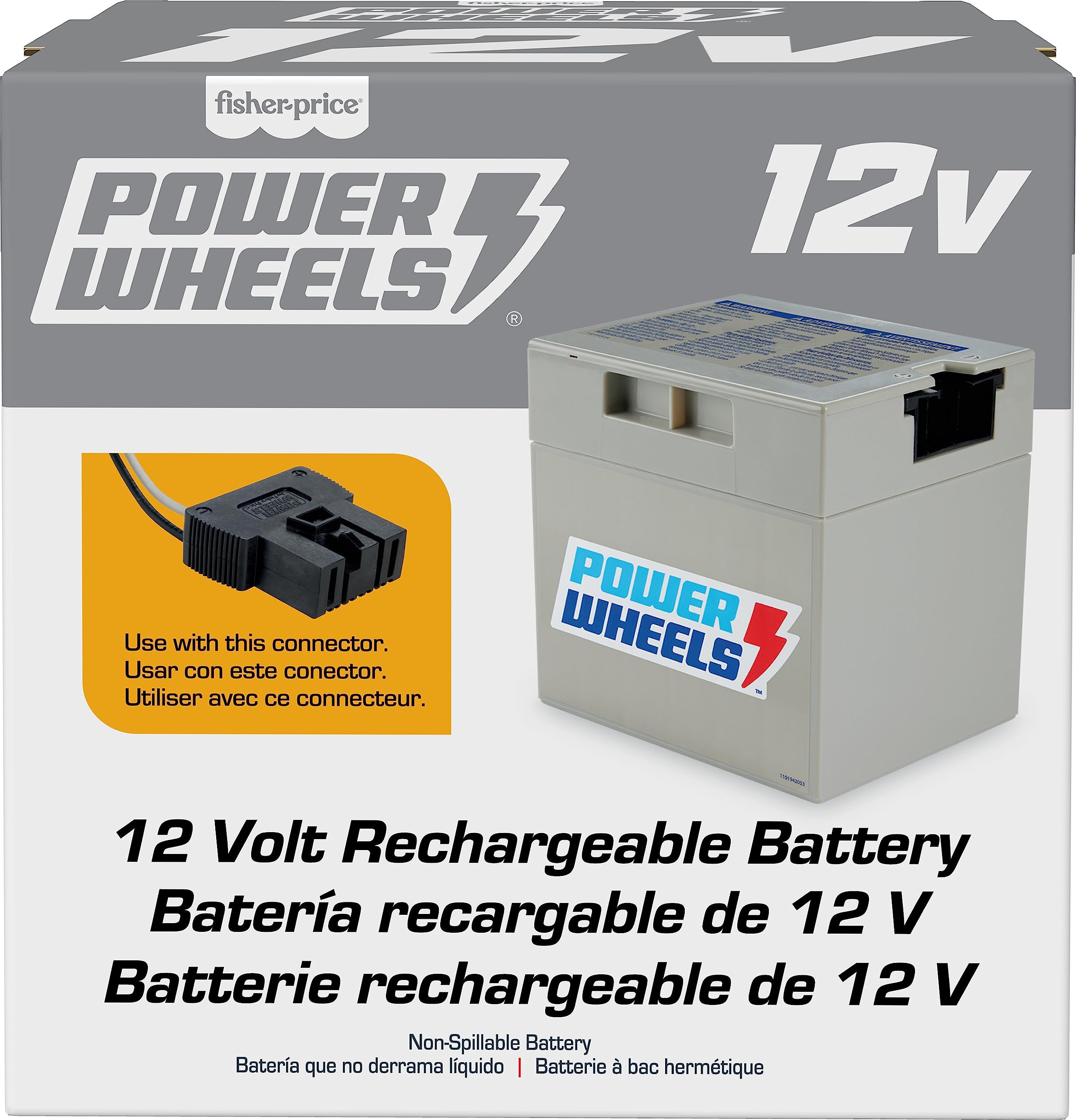 Power Wheels 12 Volt Rechargeable Replacement - Zander Auto Parts