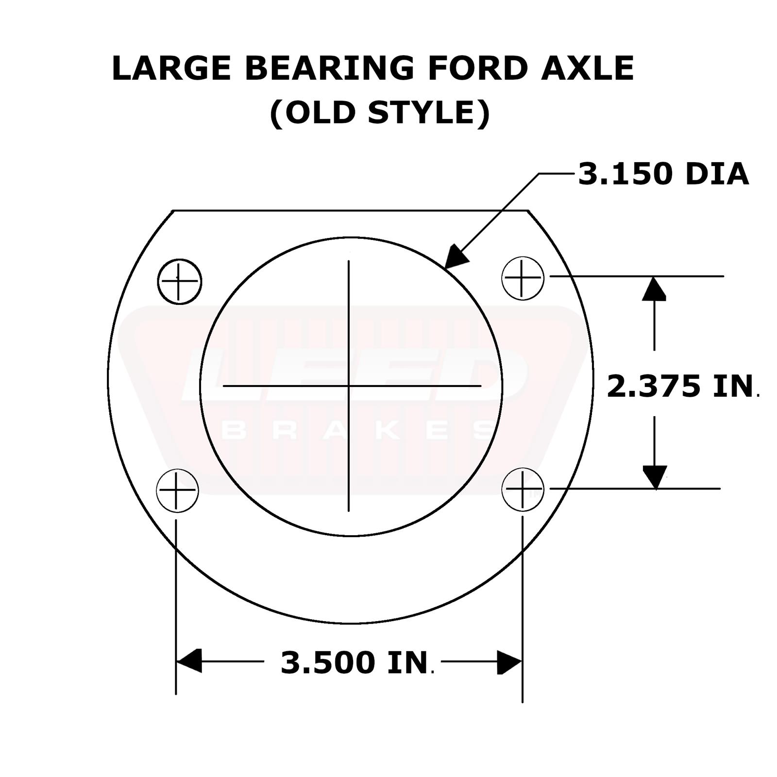 Leed Brakes RC0019 LEED Brakes Rear Disc Brake Conversion Kits - Zander Auto Parts