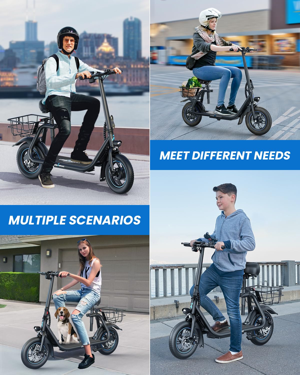 URBANMAX Electric Powerful Foldable Commuting - Zander Auto Parts