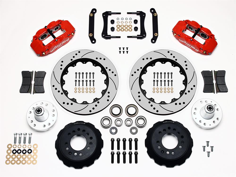 Wilwood Disc Brakes 140-10493-DR Wilwood Forged Narrow Superlite 6R Big Brake Front Brake Kits - Zander Auto Parts