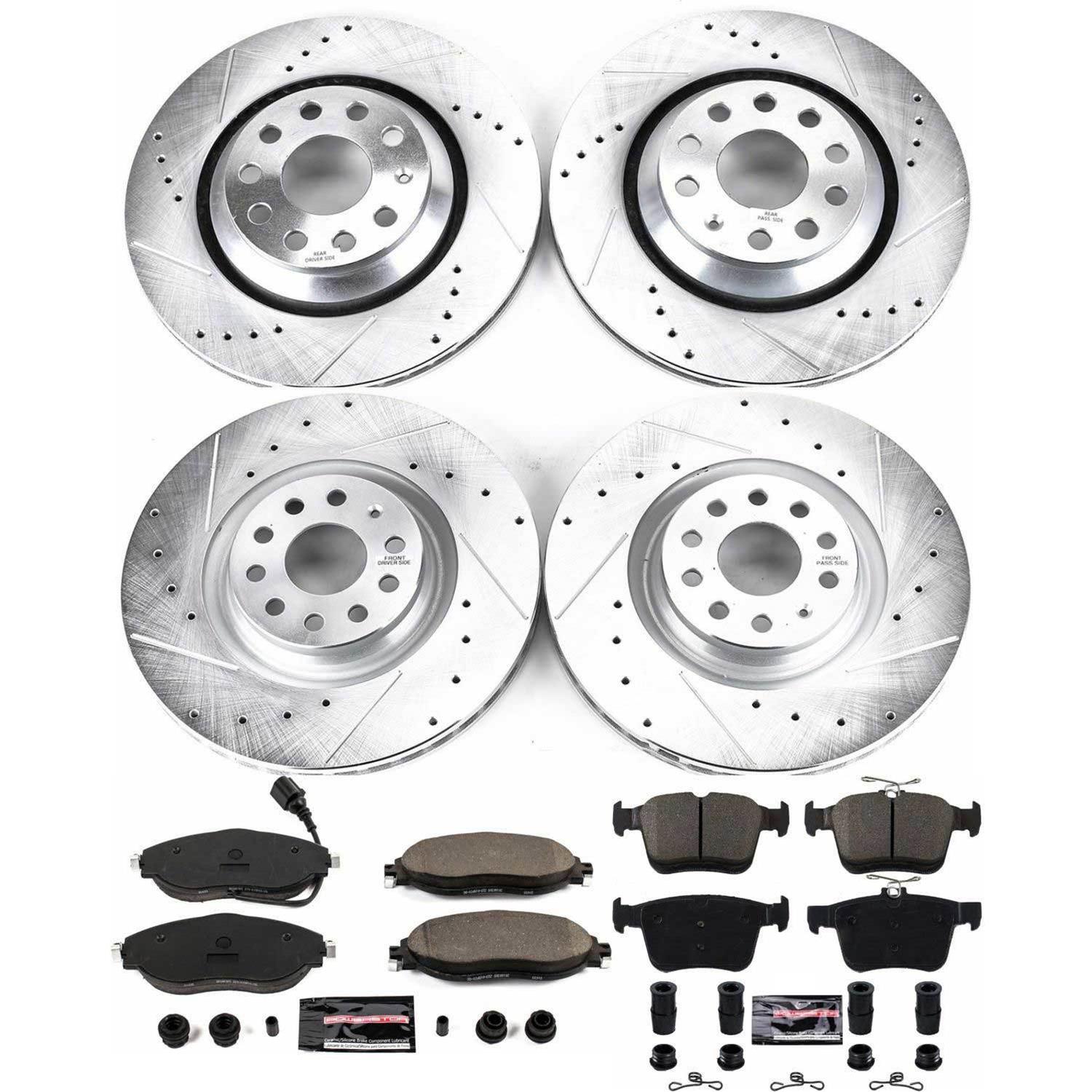 PowerStop K7253 PowerStop Z23 Evolution Sport Brake Upgrade Kits - Zander Auto Parts