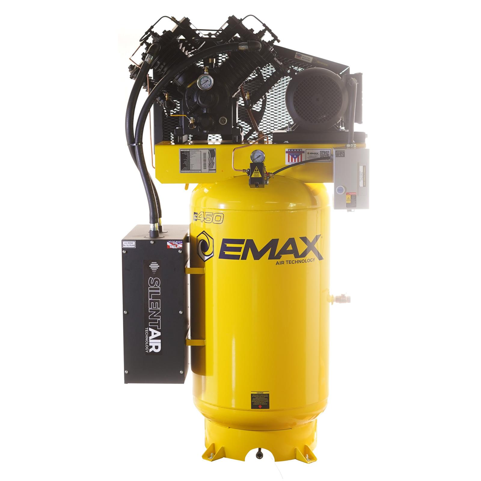 Emax Compressor ESP10V080V1 EMAX Industrial Plus Silent Air Piston Compressors - Zander Auto Parts