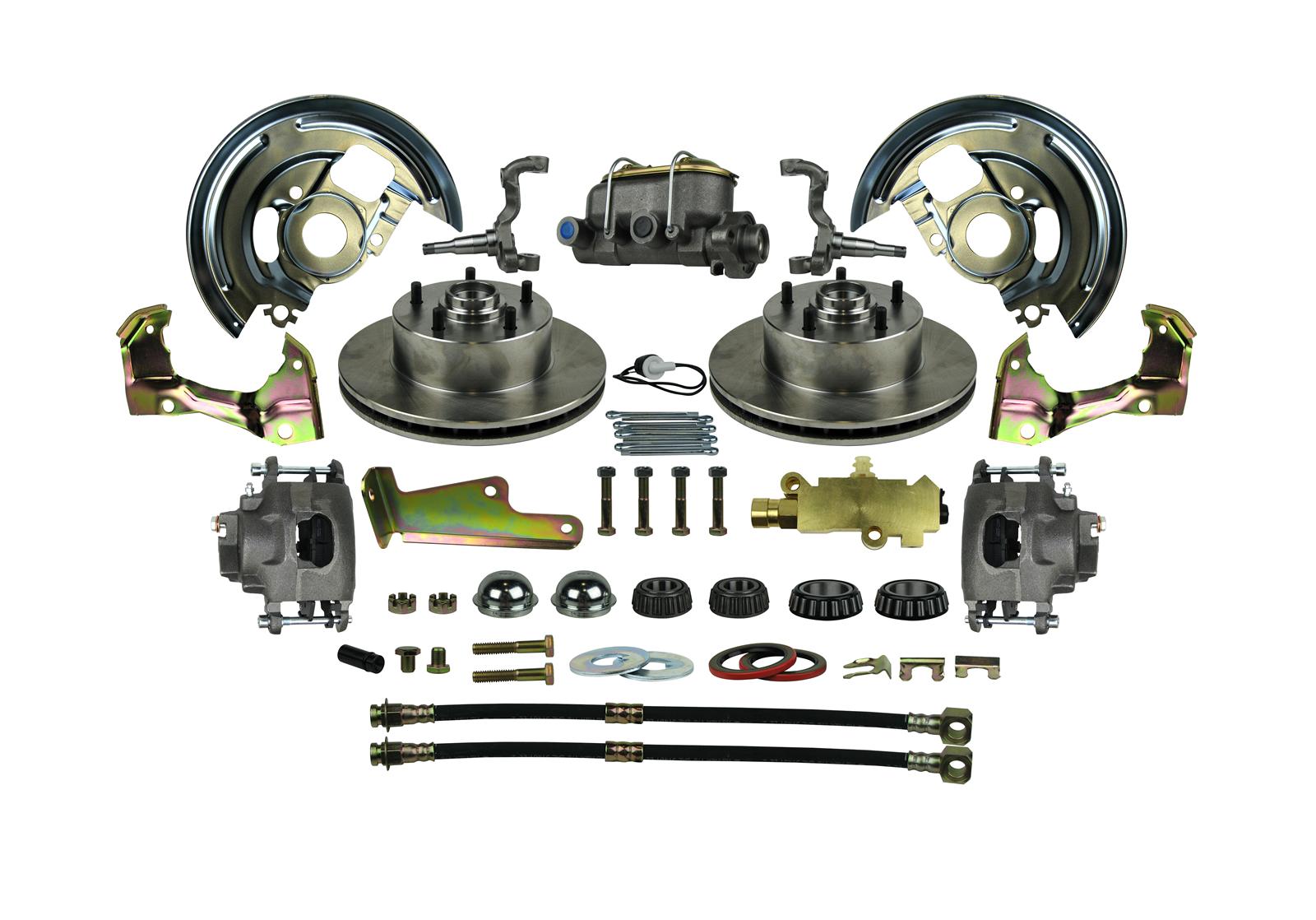 The Right Stuff AFXSD02C The Right Stuff Front Disc Brake Conversion Kits - Zander Auto Parts