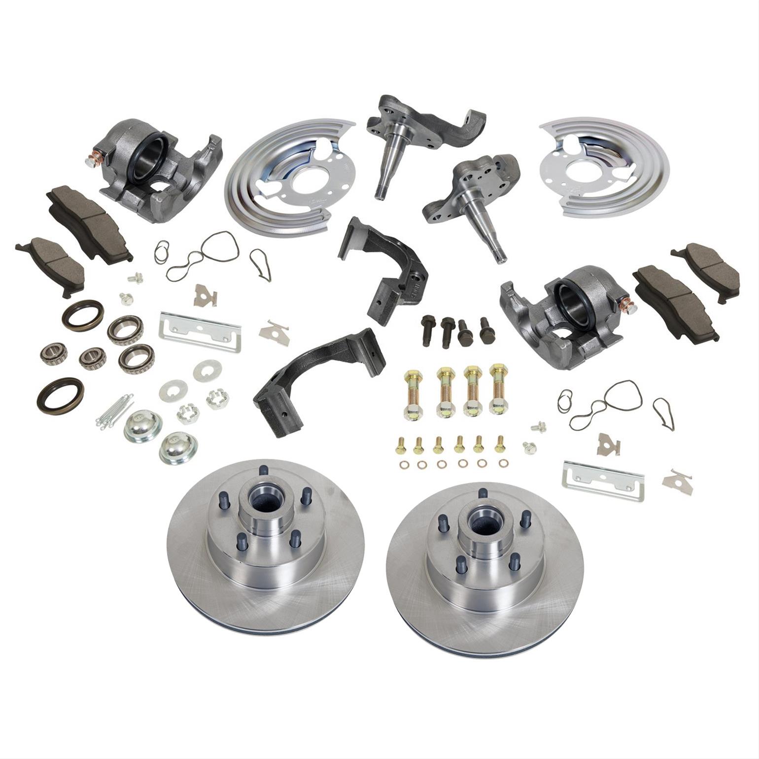 Summit Racing SUM-BK1508 Summit Racing™ Full Wheel Drum-to-Disc Brake Conversion Kits - Zander Auto Parts
