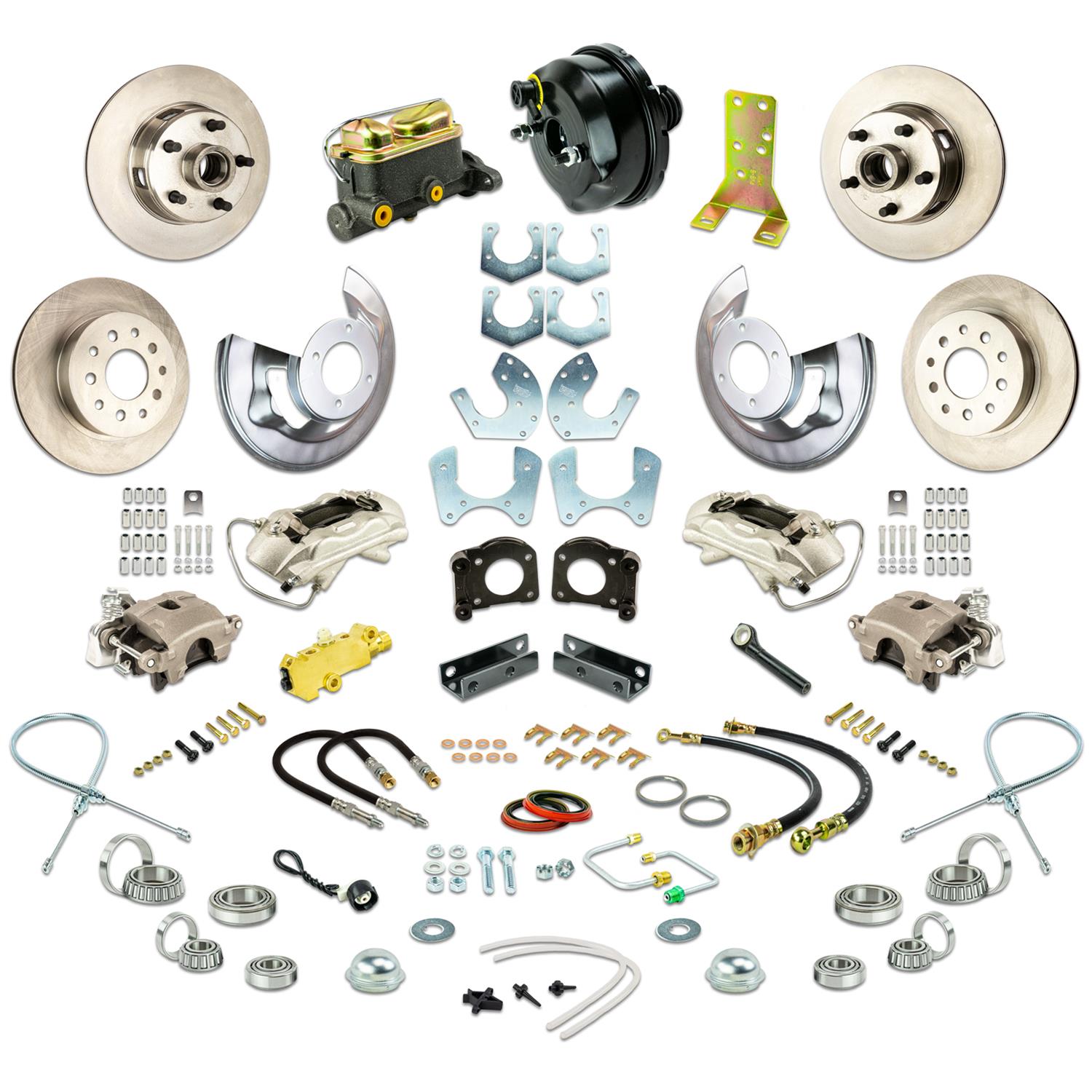 The Right Stuff ZDC6455 The Right Stuff 4-Wheel Disc Brake Conversion Kits - Zander Auto Parts