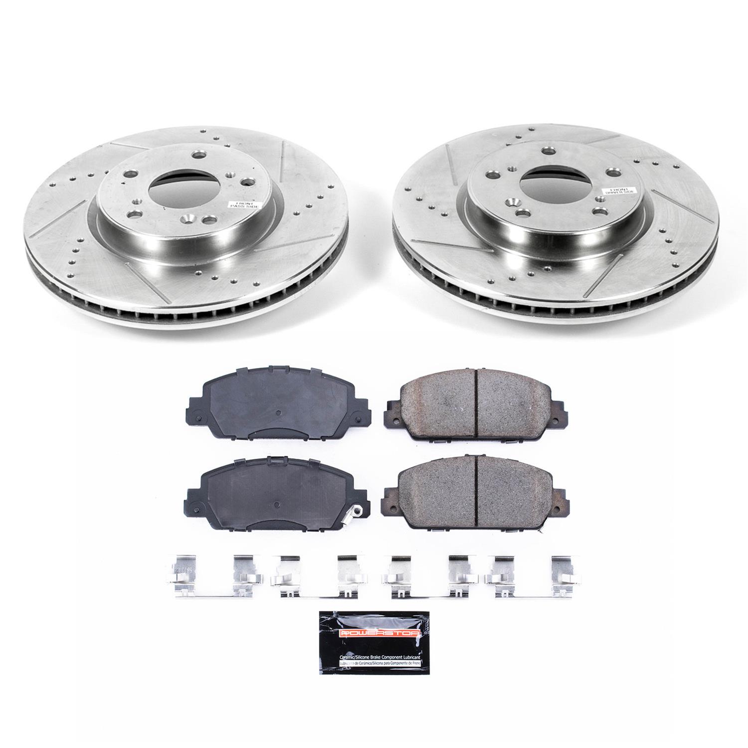 PowerStop K6515 PowerStop Z23 Evolution Sport Brake Upgrade Kits - Zander Auto Parts