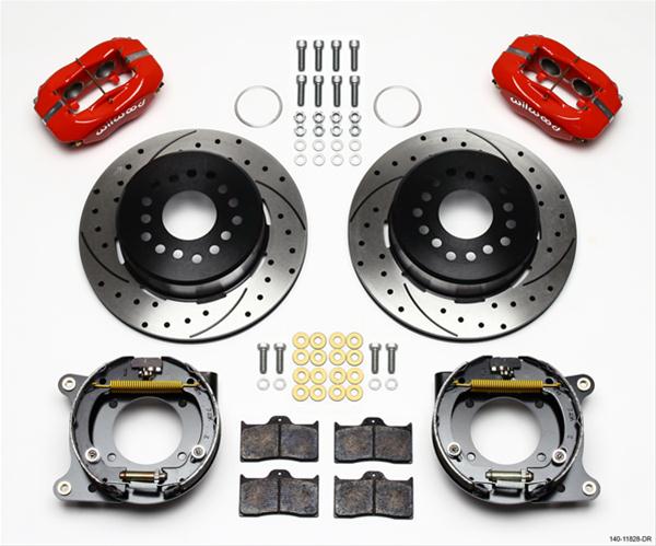 Wilwood Disc Brakes 140-11828-DR Wilwood Forged Dynalite Rear Parking Brake Kits - Zander Auto Parts