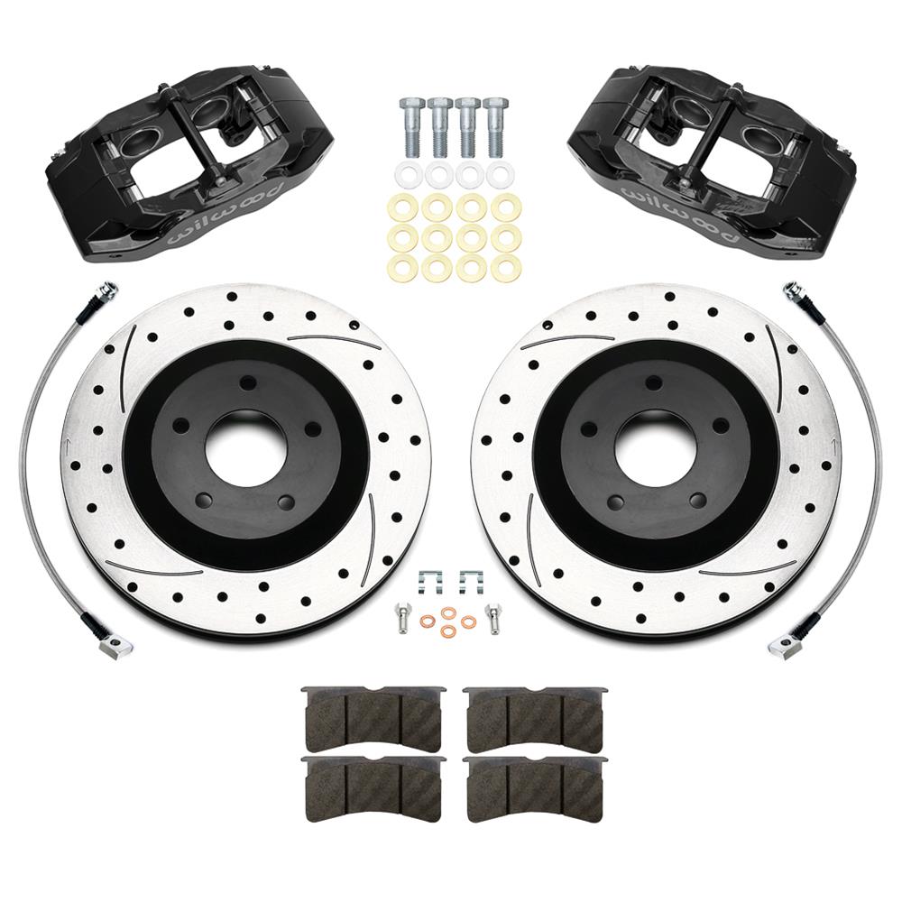 Wilwood Disc Brakes 140-17669-D Wilwood SLC56 Front Brake Kits - Zander Auto Parts