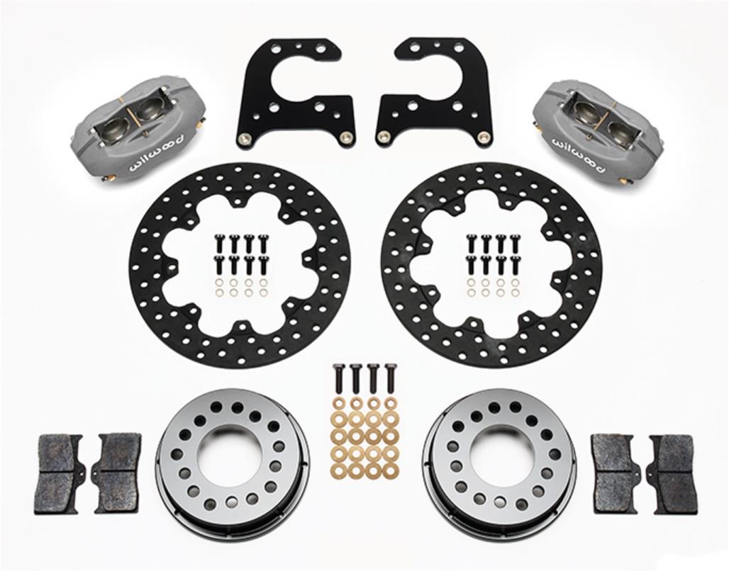 Wilwood Disc Brakes 140-0261-BD Wilwood Forged Dynalite Rear Drag Brake Kits - Zander Auto Parts
