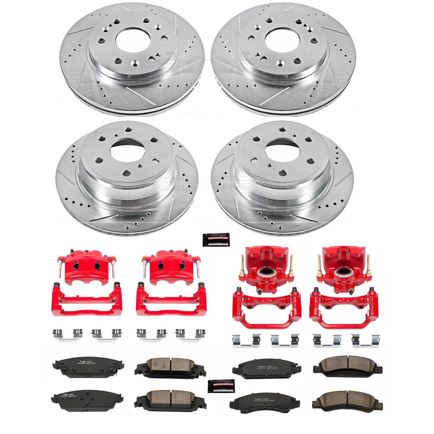 PowerStop KC6560 PowerStop Z23 Evolution Sport Brake Upgrade Kits with Calipers - Zander Auto Parts