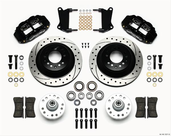 Wilwood Disc Brakes 140-12271-D Wilwood Forged Narrow Superlite 6R Big Brake Front Brake Kits - Zander Auto Parts