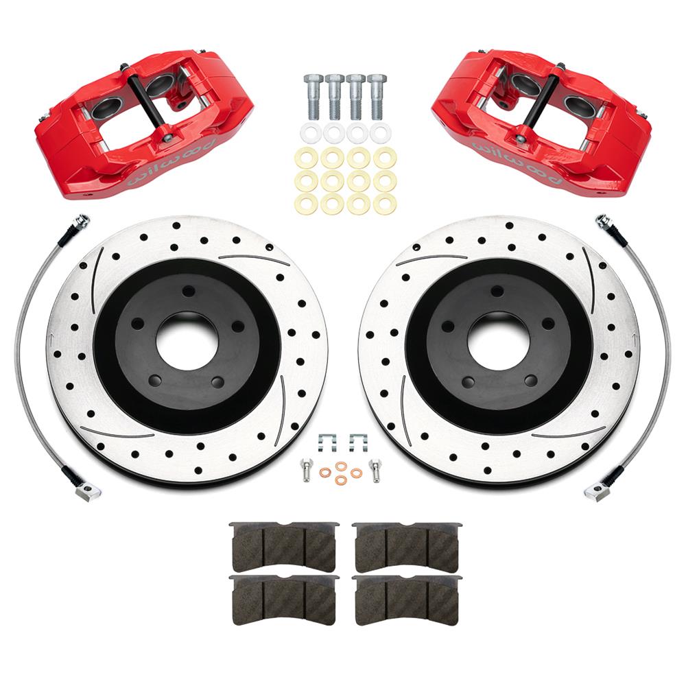 Wilwood Disc Brakes 140-17669-DR Wilwood SLC56 Front Brake Kits - Zander Auto Parts