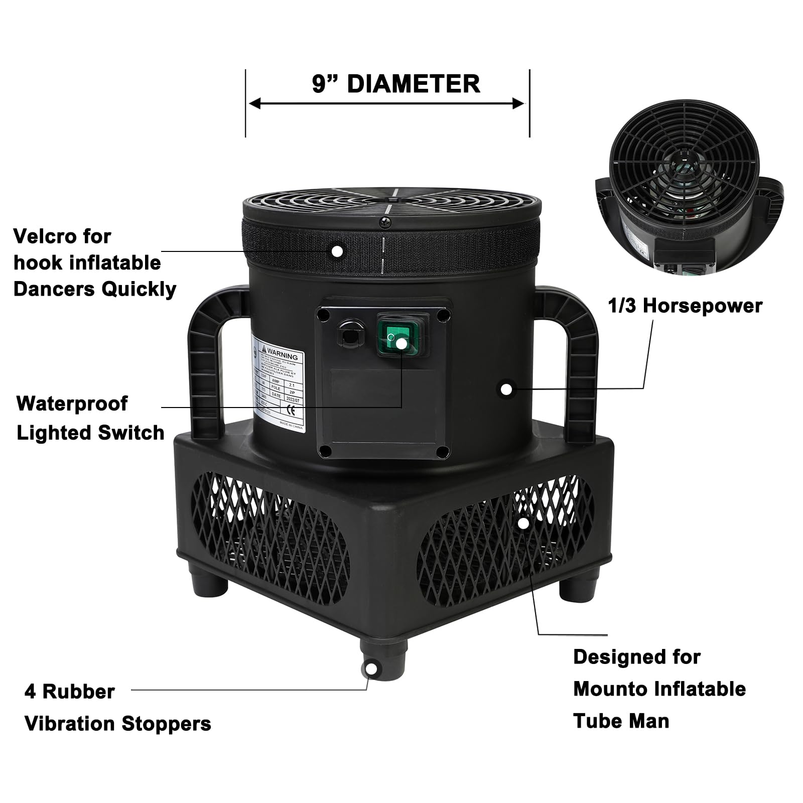 MOUNTO Puppet Dancer Blower Complete - Zander Auto Parts