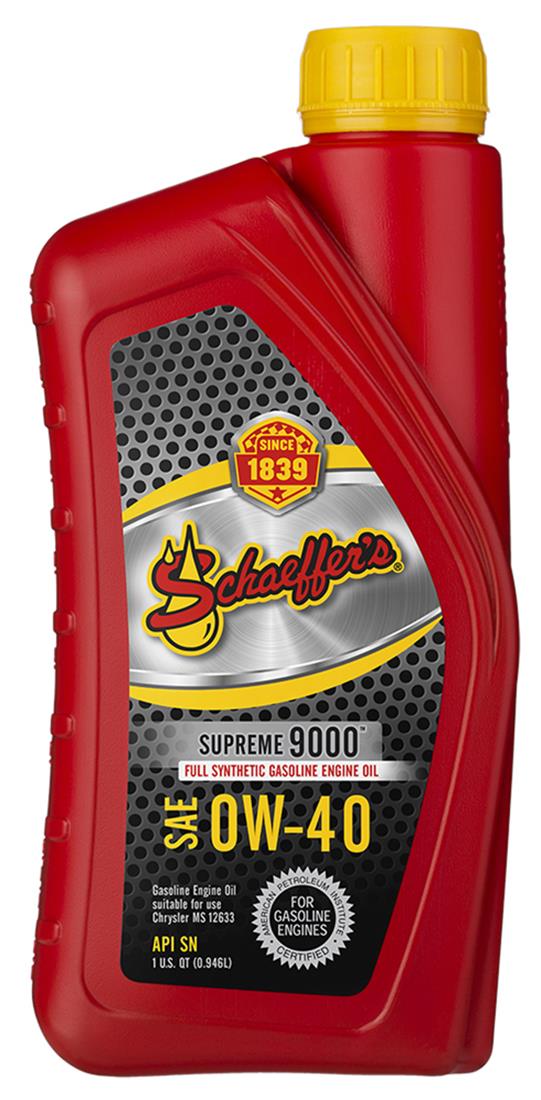 Schaeffer Manufacturing Company 9040-012-1 Schaeffer's Supreme 9000 Full Synthetic Oil - Zander Auto Parts